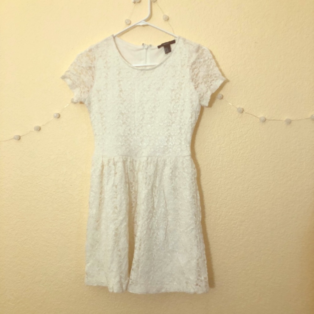 Short Sleeve Full Lace Minidress